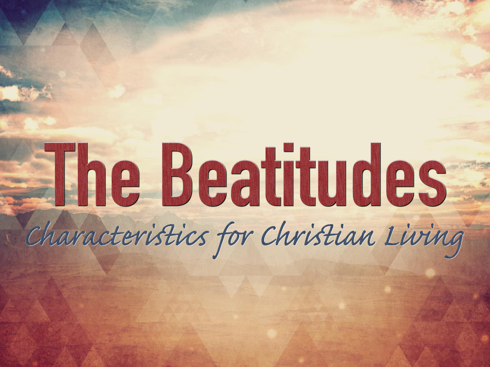 The Beatitudes 6: Be Merciful